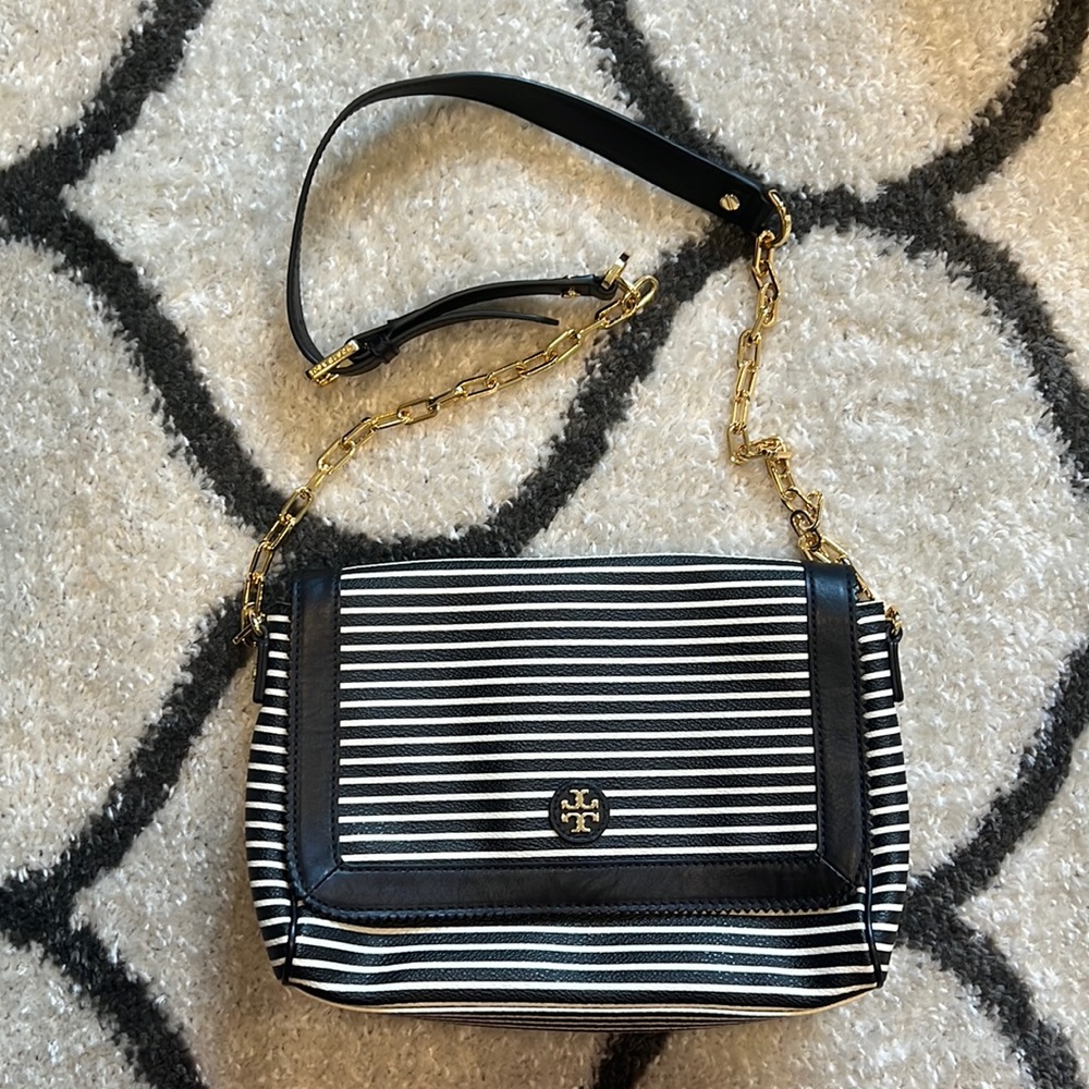 Tory Burch Viva Striped Bag